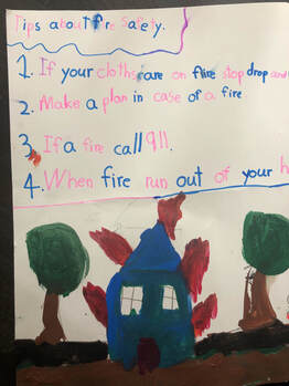 Fire safety poster