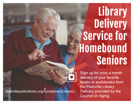 Library delivery service for homebound seniors